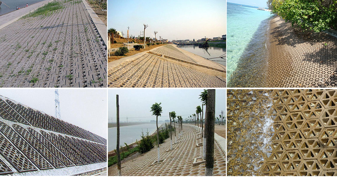 Slope Stabilization Brick Series ढलान स्थिरीकरण ईंट श्रृंखला