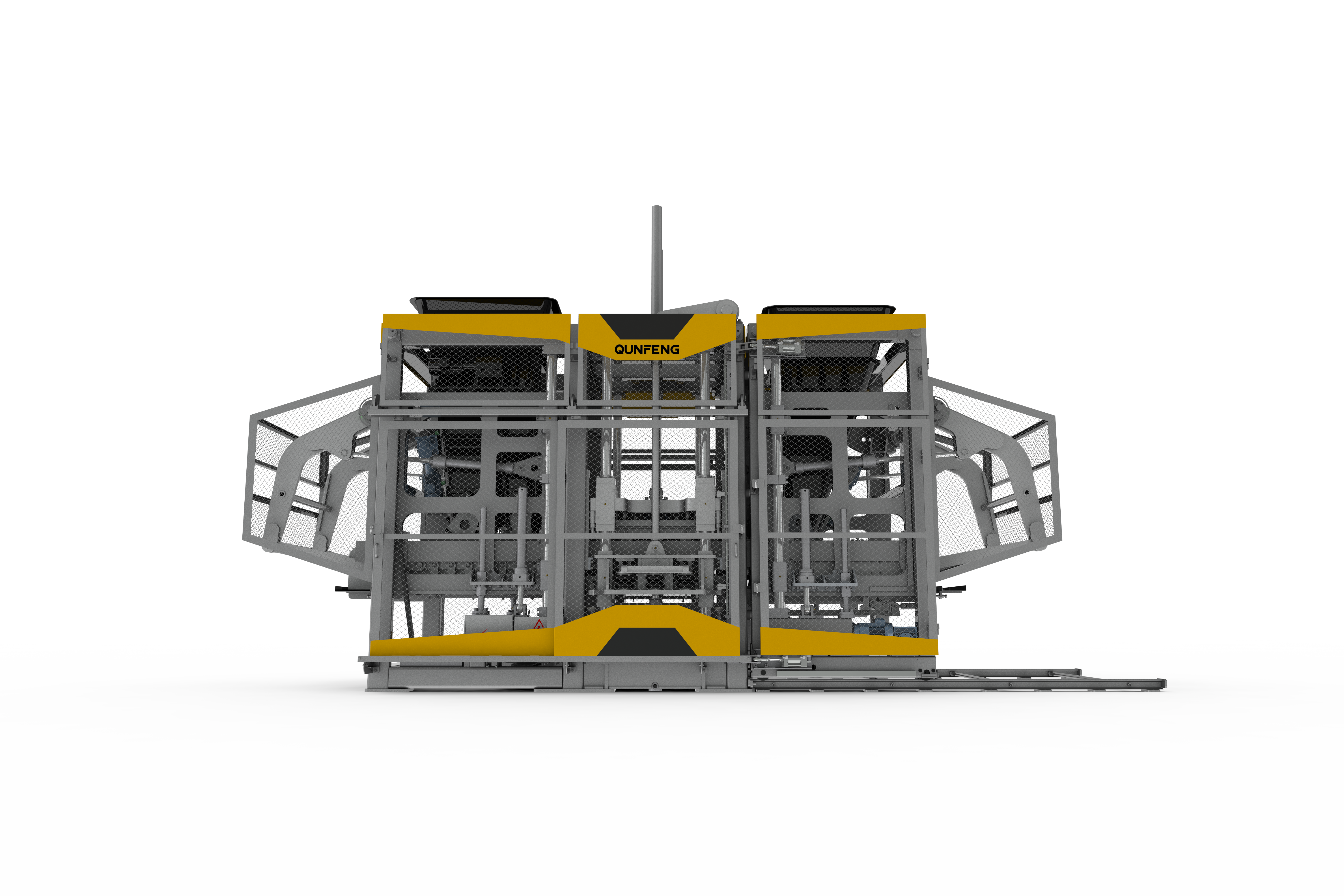 The industry’s smartest and highest-capacity permeable block machine. उद्योग की सबसे स्मार्ट और उच्चतम क्षमता वाली पारगम्य ब्लॉक मशीन।