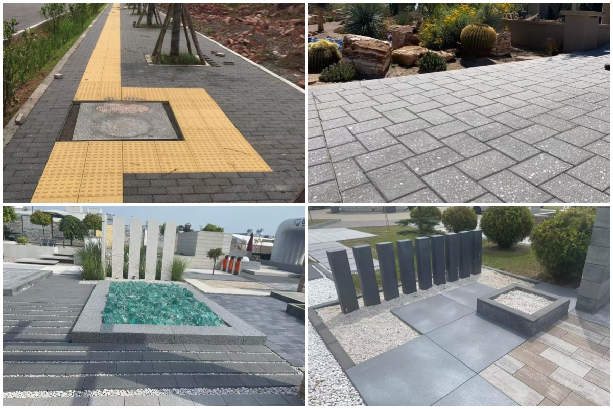 Practical Engineering Cases of Municipal Roads and Landscape Paved with Products Made by Qunfeng Machinery Equipment क्यूनफेंग मशीनरी उपकरण द्वारा निर्मित उत्पादों से पक्की नगरपालिका सड़कों और परिदृश्यों के व्यावहारिक इंजीनियरिंग मामले