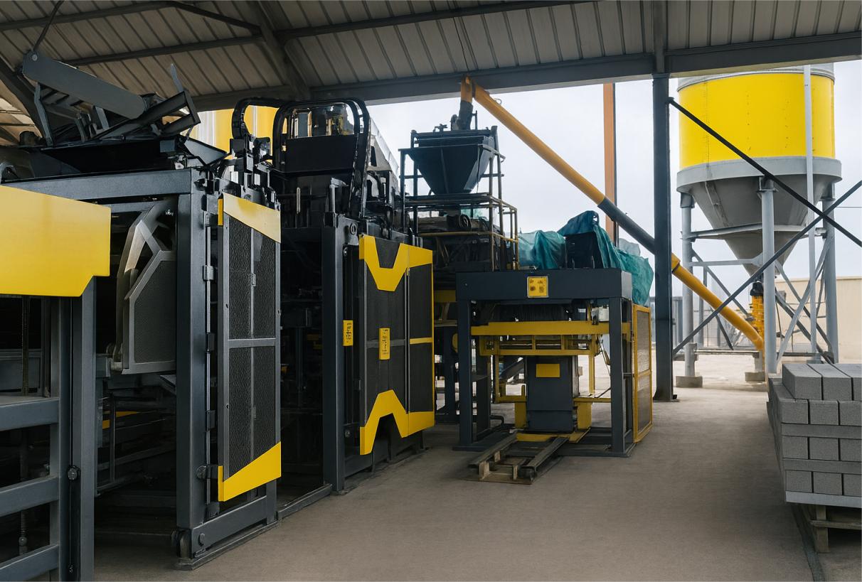 कंक्रीट सीमेंट ब्लॉक प्लांट 