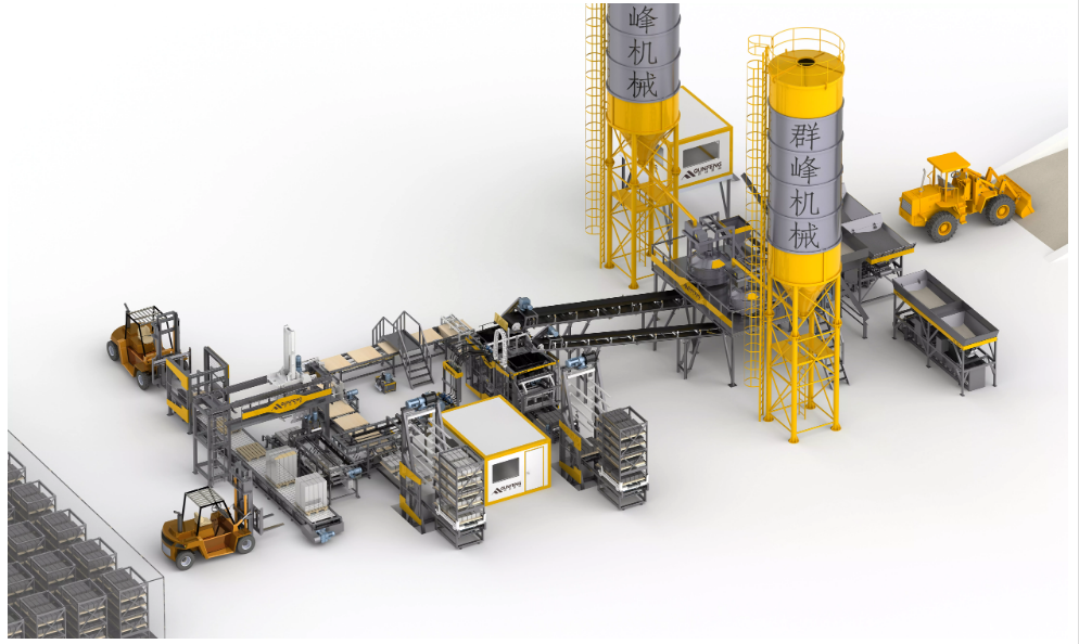 कैसे एक उच्च दक्षता ब्लॉक विनिर्माण लाइन लगातार गुणवत्ता सुनिश्चित करती है