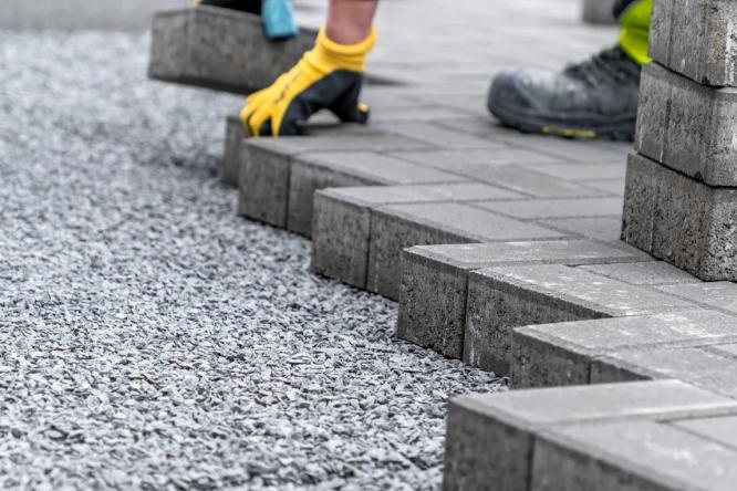 फ़र्श ब्लॉक बनाने की मशीन