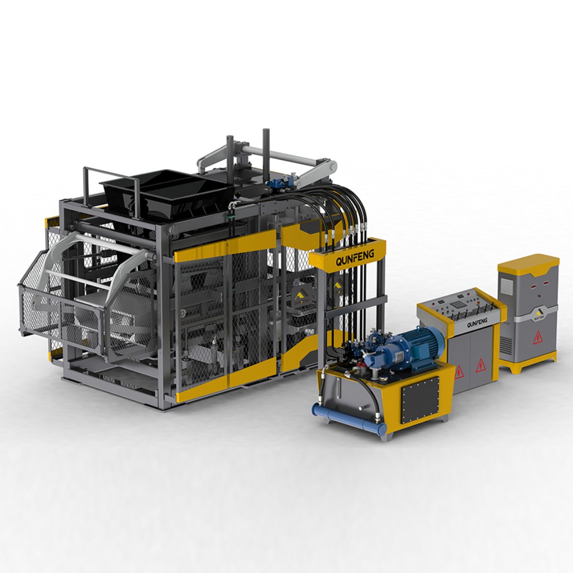 क्यूनफेंग कंक्रीट ईंट मशीन QS1500