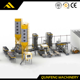 पूरी तरह से स्वचालित ब्लॉक उत्पादन लाइन