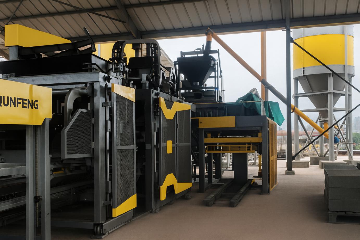 उच्च गुणवत्ता वाली ब्लॉक बनाने की मशीन