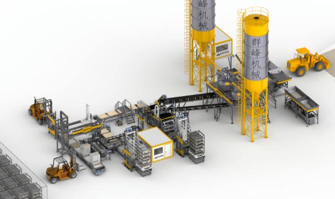 ब्लॉक उत्पादन लाइन 