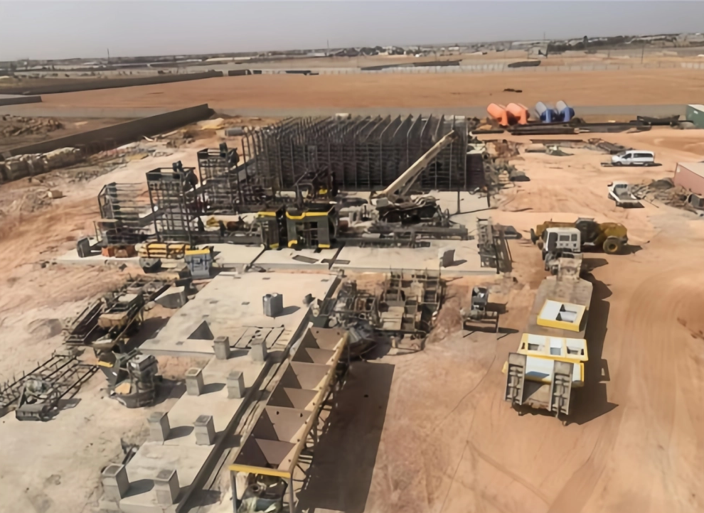 लीबिया-सुपर बड़ी बहुक्रियाशील कंक्रीट उत्पाद उत्पादन लाइन 