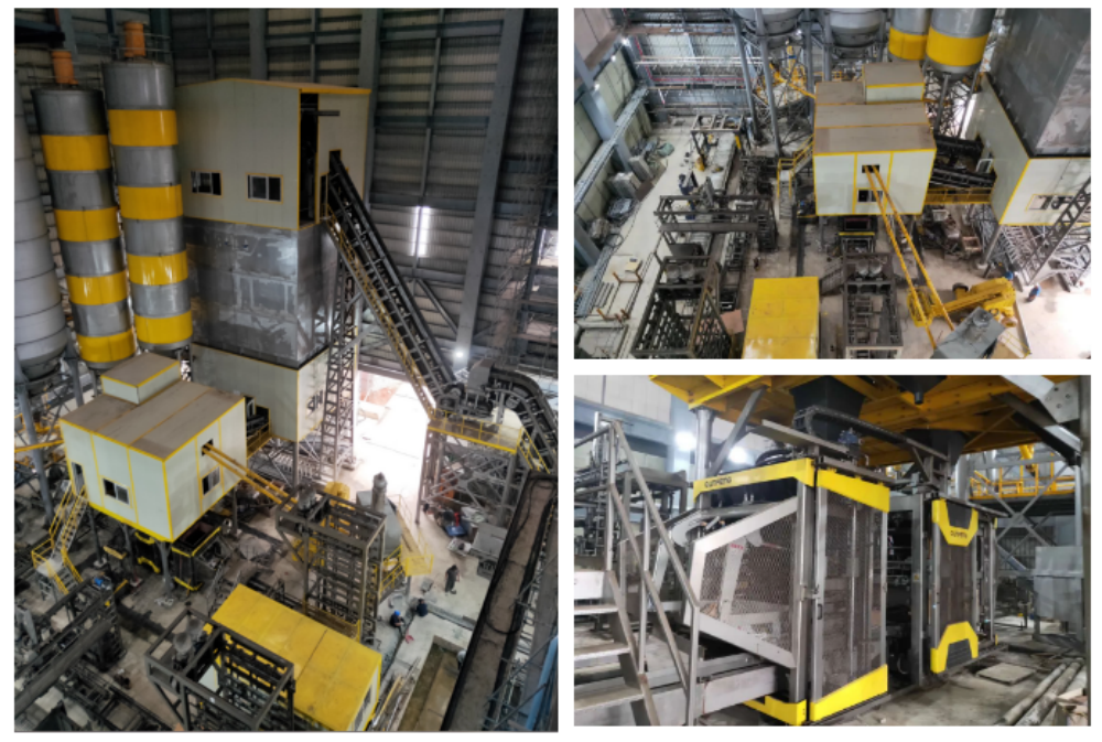 चीन/ताइवान-पुनर्चक्रित कपड़ा कीचड़ से ईंट निर्माण के लिए उत्पादन लाइन 