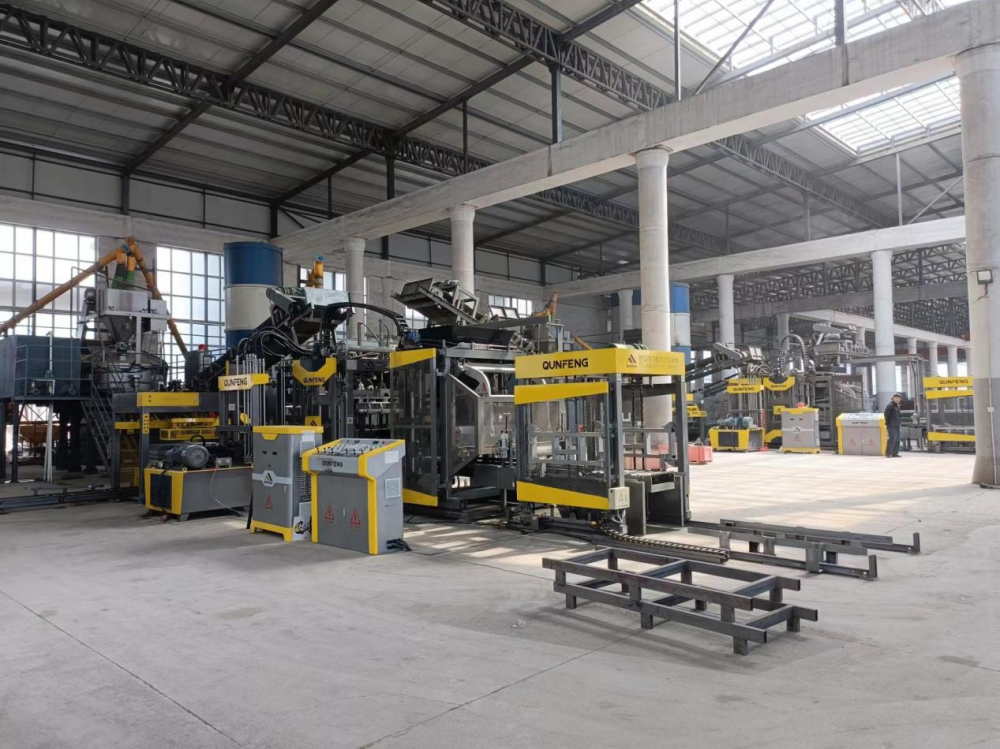 हुलुनबुइर-दोहरी-लाइन ठोस अपशिष्ट ईंट उत्पादन लाइन 