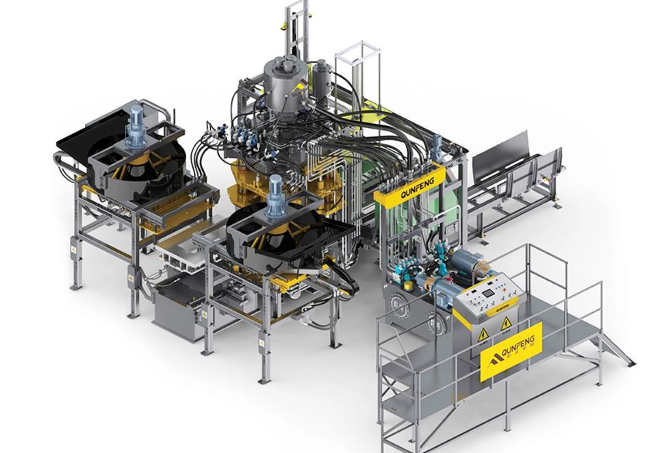 स्टेटिक प्रेसिंग ब्लॉक मशीन