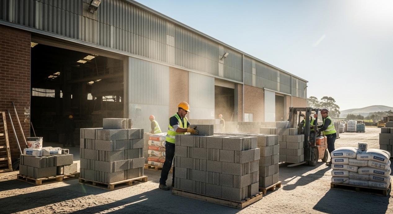 हाइड्रोलिक ब्लॉक बनाने की मशीन: शांत सूक्ष्म-कंपन, तेज़ समान भरण